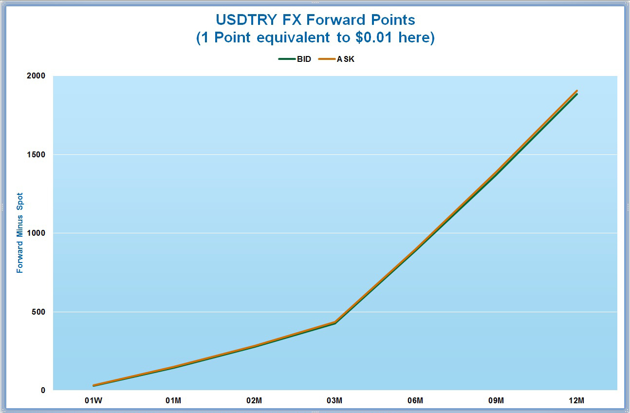 Turkish FX Forward Chart
